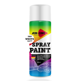 Spray paint white matt