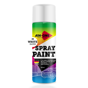 Spray paint white gloss