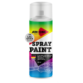 Spray paint lacquer gloss